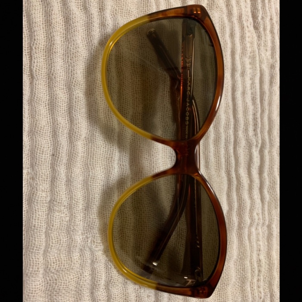 Marc by Marc Jacobs Yellow and Brown Sunglasses